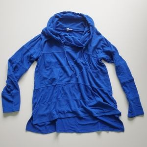 Cable & Gauge cowl neck long sleeve shirt